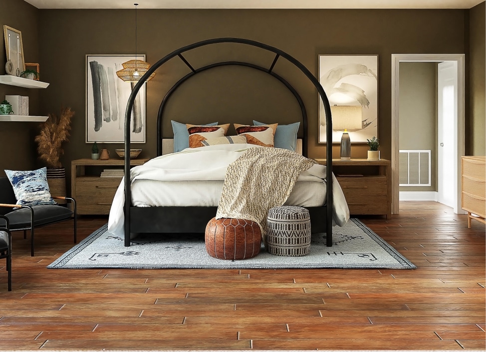 "Stylish modern living room interior design with elegant furniture"