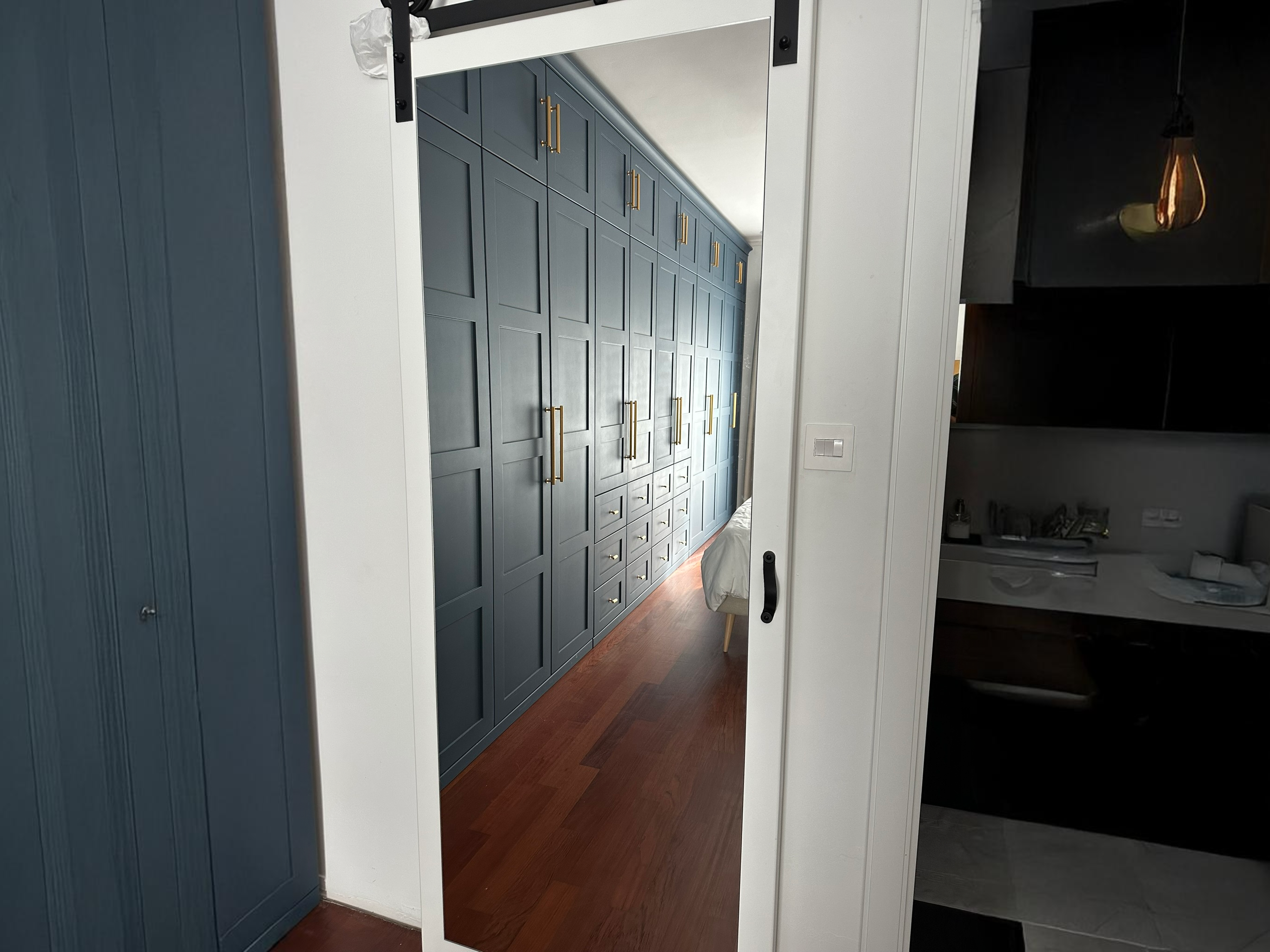 "Firefly in forest lit by sunlight, captured in early afternoon."