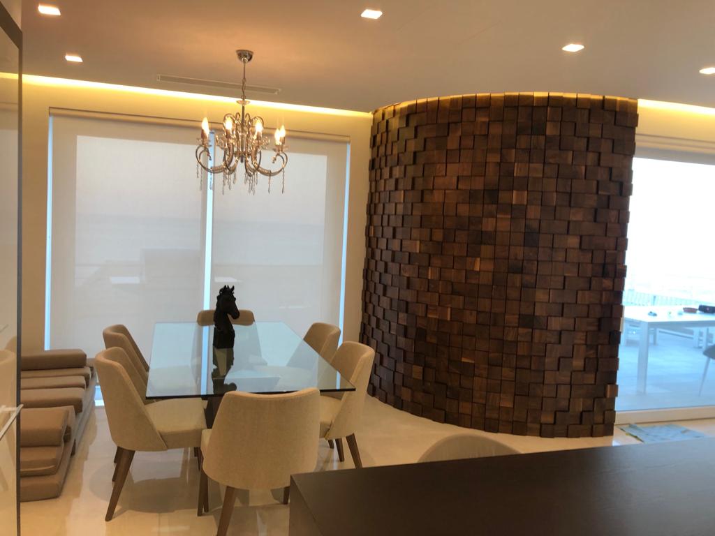"Custom wooden feature walls in Malta"