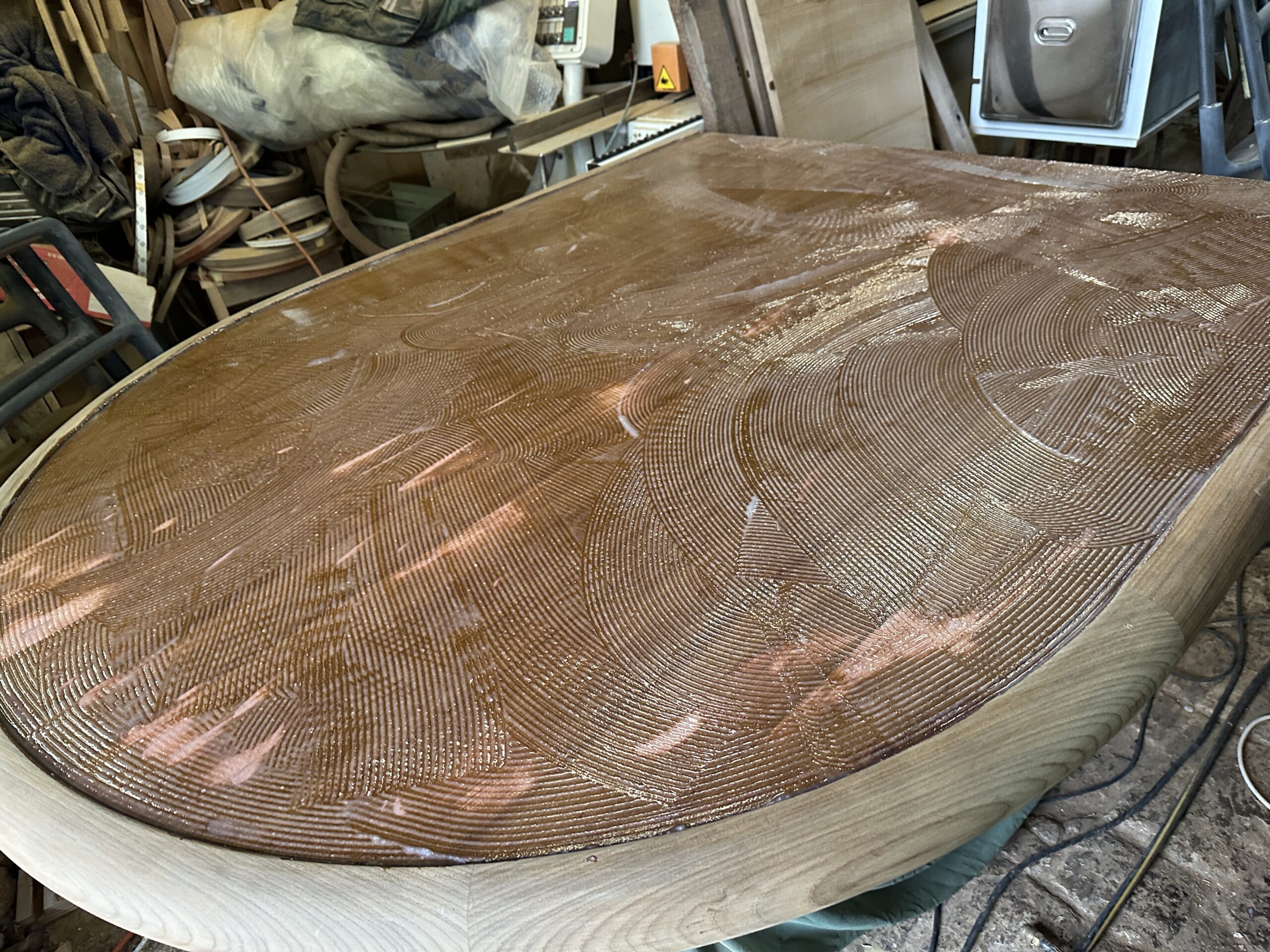 "Luxury wooden veneer from Malta showcasing rich grain and texture."