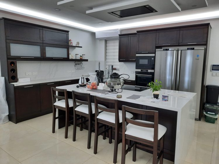 Luxury kitchen furniture in Malta featuring modern design.